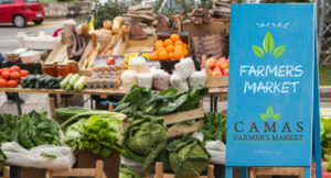Camas Farmers Market June through September